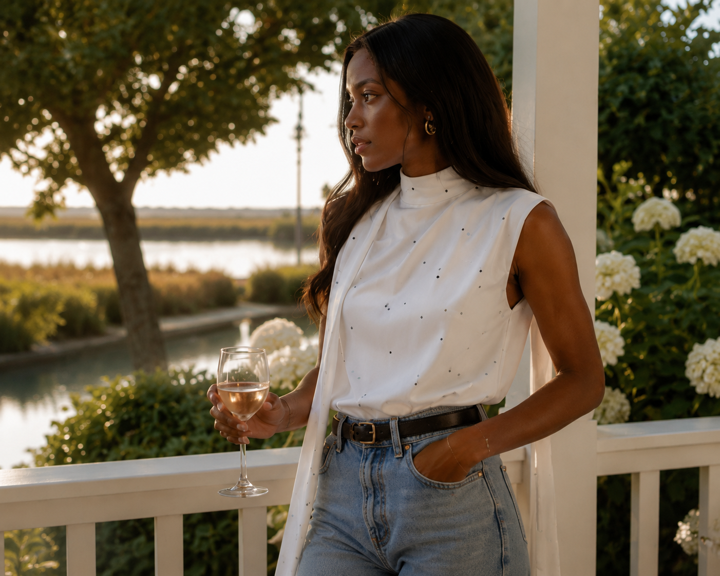 Montclair High Neck Top